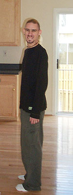 danny in our new house