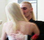 our wedding kiss
